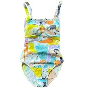 Gottex Vintage 90s One Piece Swimsuit Made in Israel Size 6